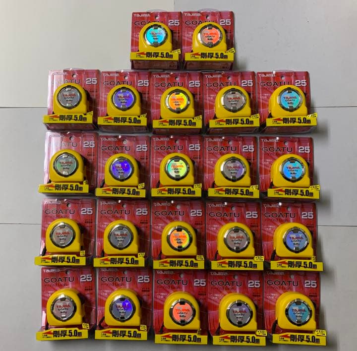 タジマ Tajima スケール 剛厚ロック-25 GAL25-50BL×22個