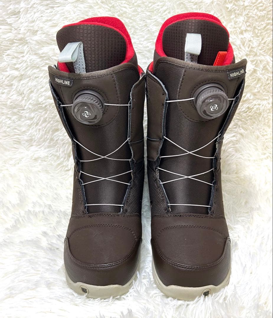 美品 BURTON HIGHLINE BOAスノボブラウンスノーボードブーツ26