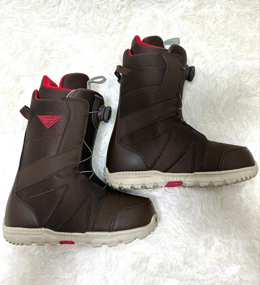 美品 BURTON HIGHLINE BOAスノボブラウンスノーボードブーツ26
