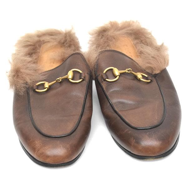 グッチ ホースビット プリンスタウン フラットシューズ 36.5(約23.5cm