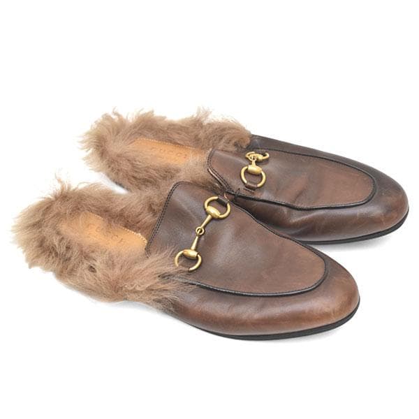 グッチ ホースビット プリンスタウン フラットシューズ 36.5(約23.5cm