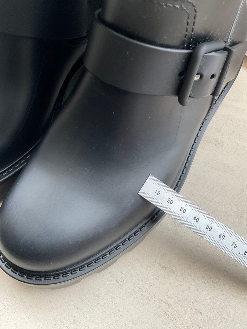 jimmy choo レインブーツ　ブラック　ショート丈　雨、雪の日に　38