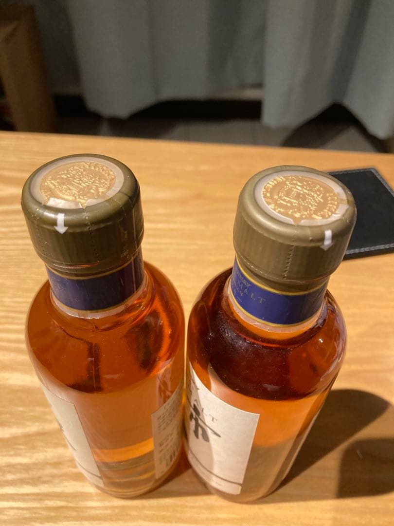 ニッカ　シングルモルト 余市10年　宮城峡10年 180ml 終売品　送料無料