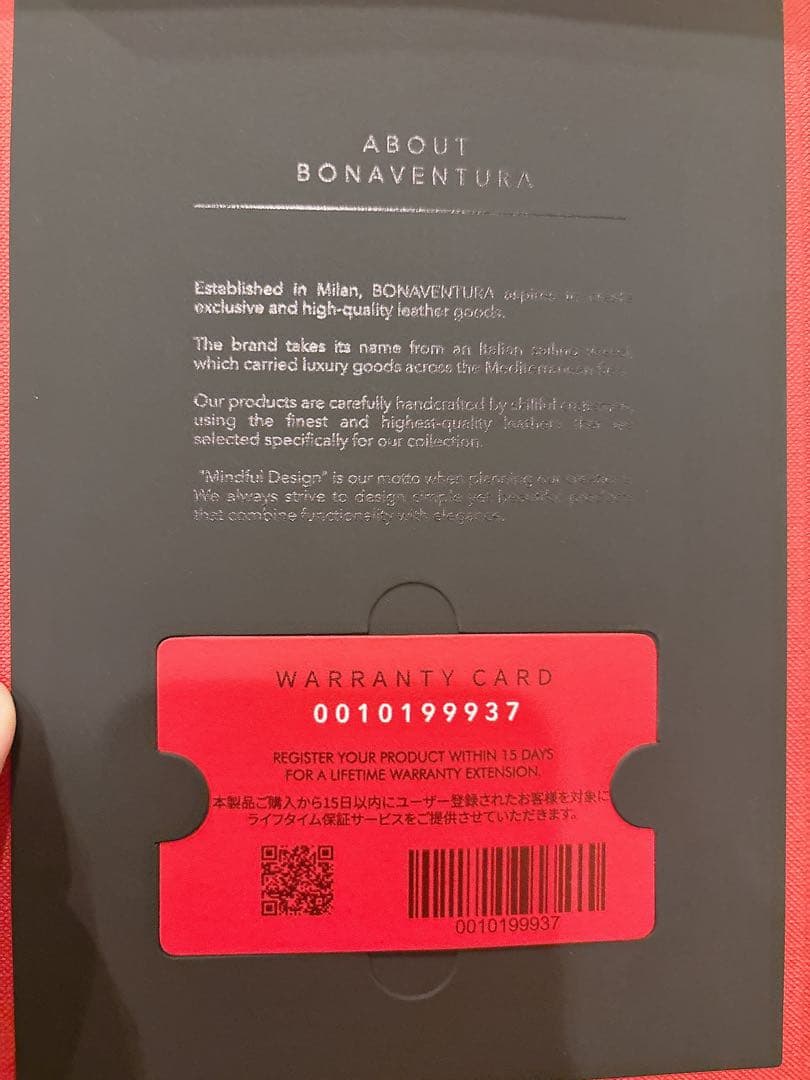 (iPhone 15) bonaventuraバックカバーケース シュリンクレザ