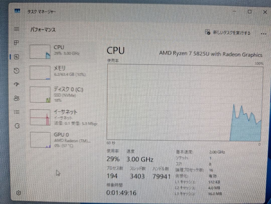 GMKtec NucBox M5 Plus メモリ64GB
