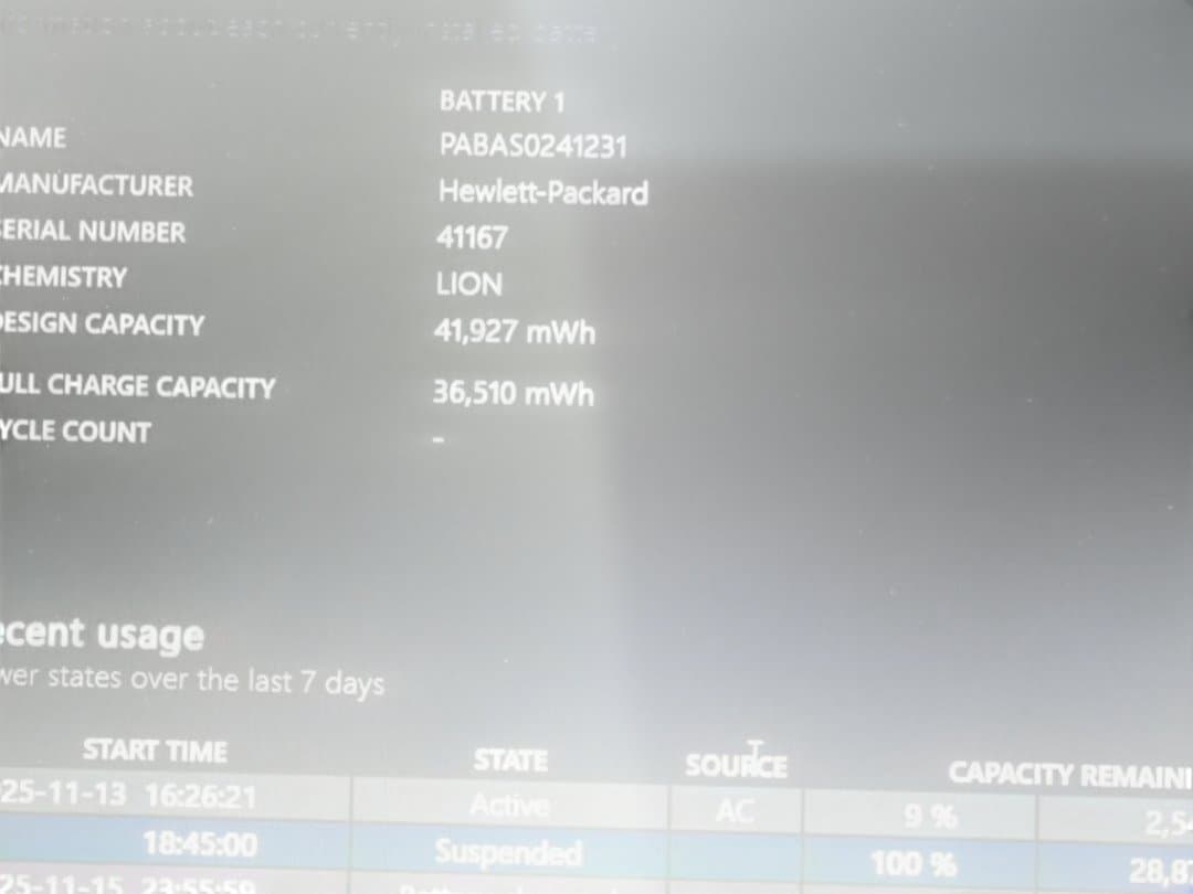 8世代 Hp i5-8265 6GB M.2Nvme128GB+HDD500GB