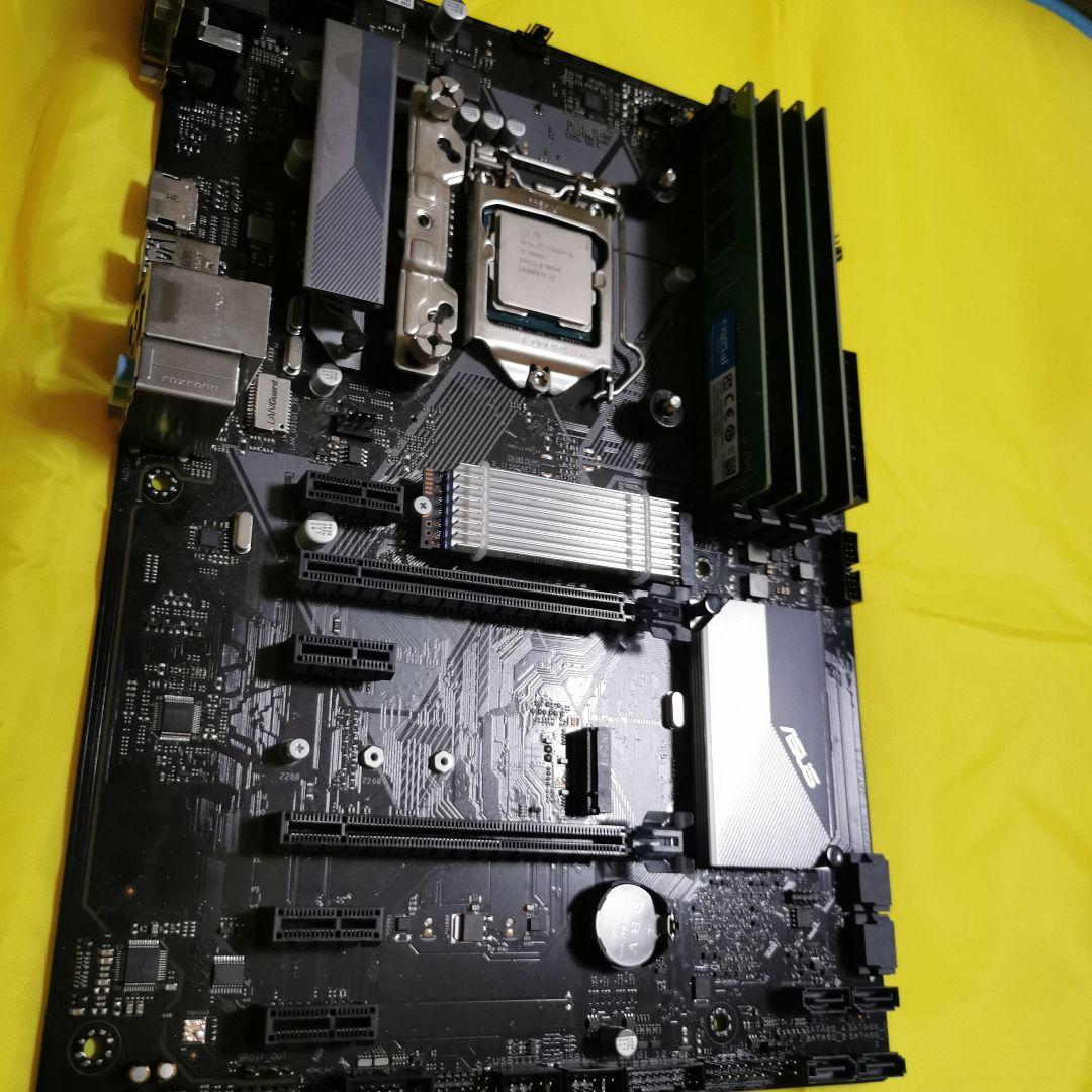 ASUS H370-A + Intel CPU Core i5 +メモリ24gb