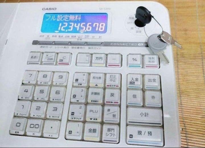 カシオレジスター　SR-S200　最新機種　スマホで設定売上管理　831983