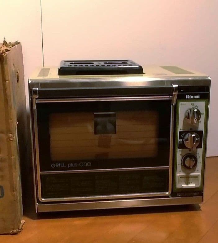 【希少 昭和レトロ 新品未使用】リンナイ ガス高速グリル RG-510