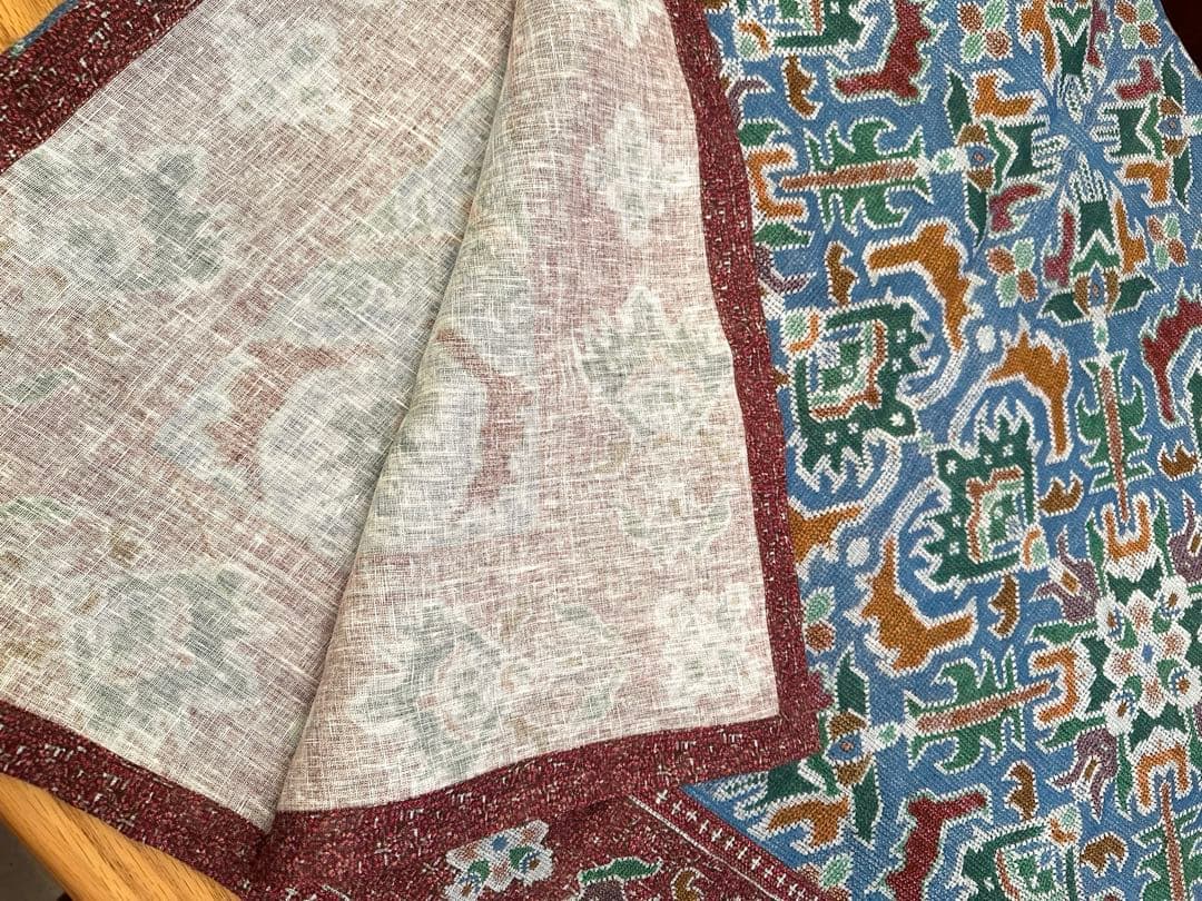 イタリア製　リネンマルチクロス大判