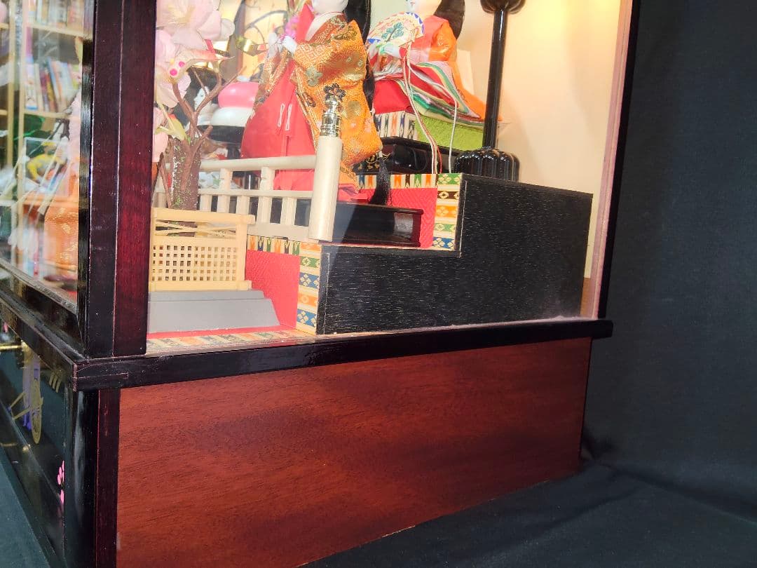 【引取限定・三重県】雛人形 15人揃い 藤翁作 かがやき雛 ガラスケース