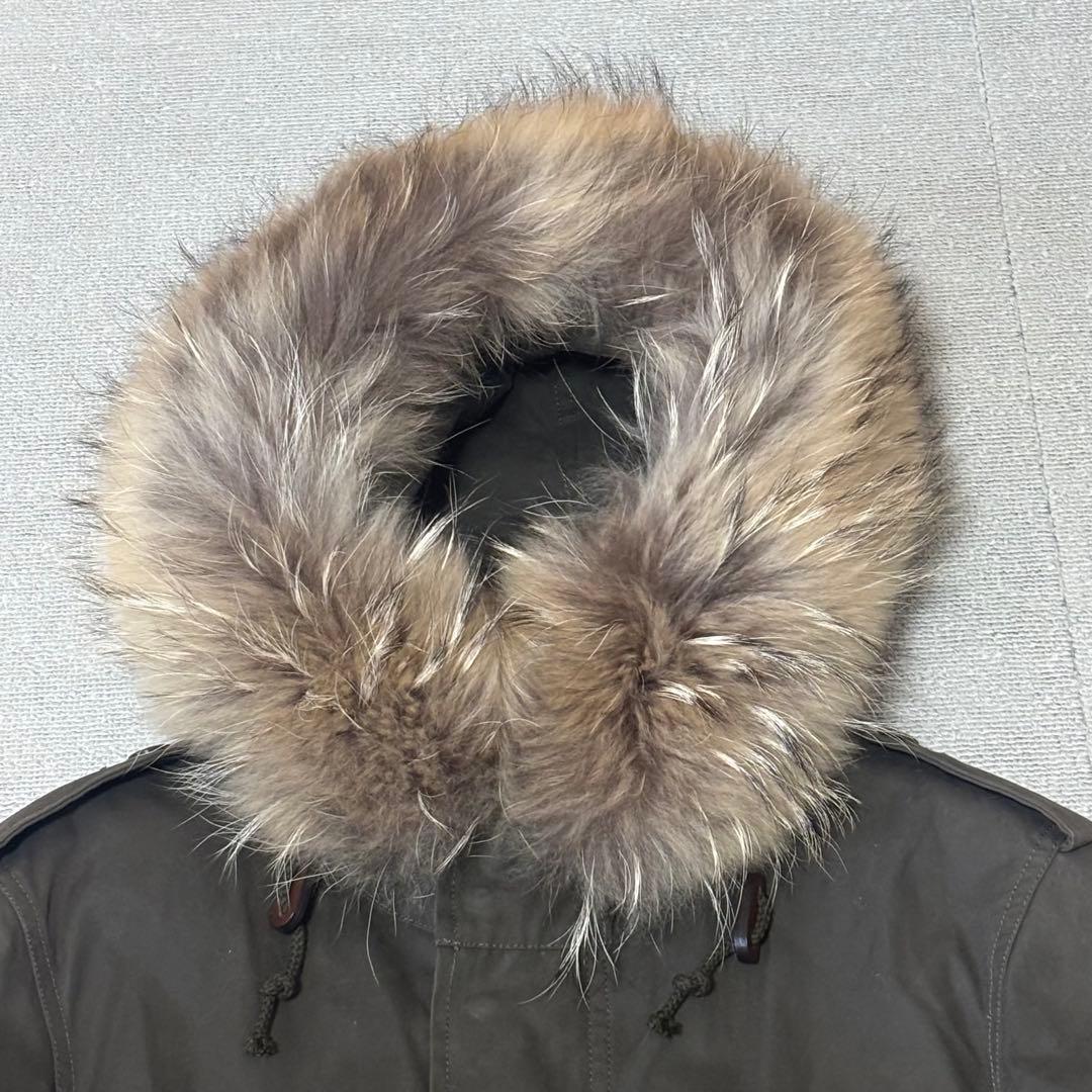 リチウムオム　OLMETEX モッズコート　ラクーンファー