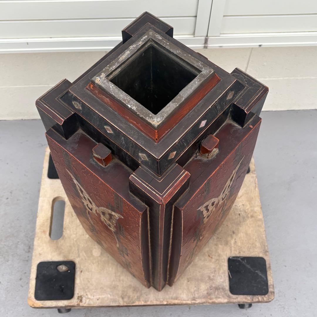 里帰り■江戸時代 蒔絵螺鈿花入