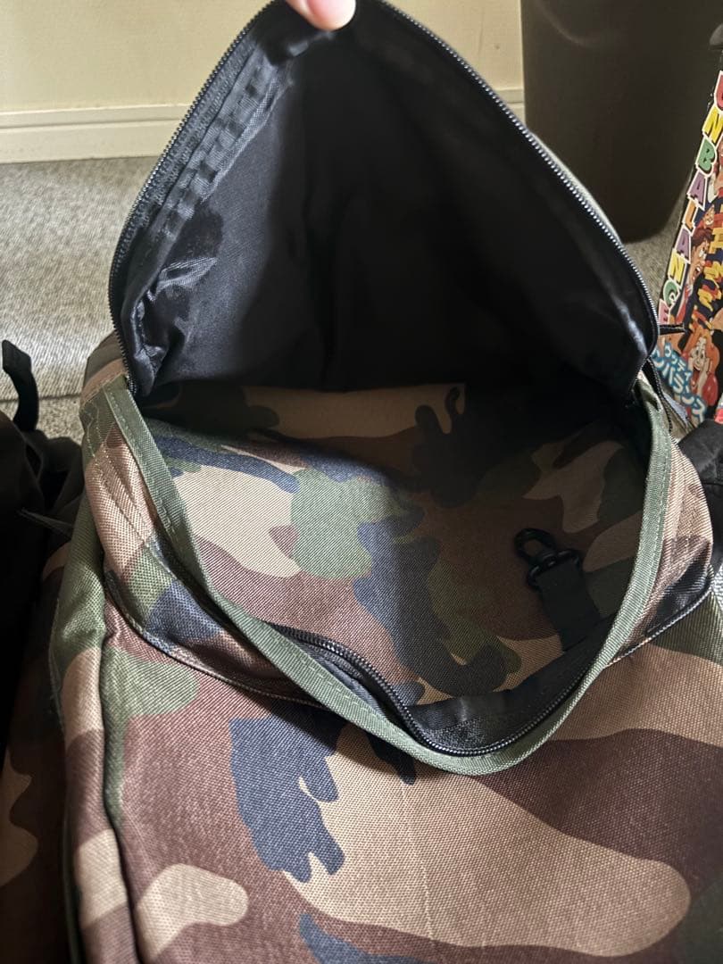 【美品】Stussy 迷彩　リュック　ストリート　カモフラージュ バックパック