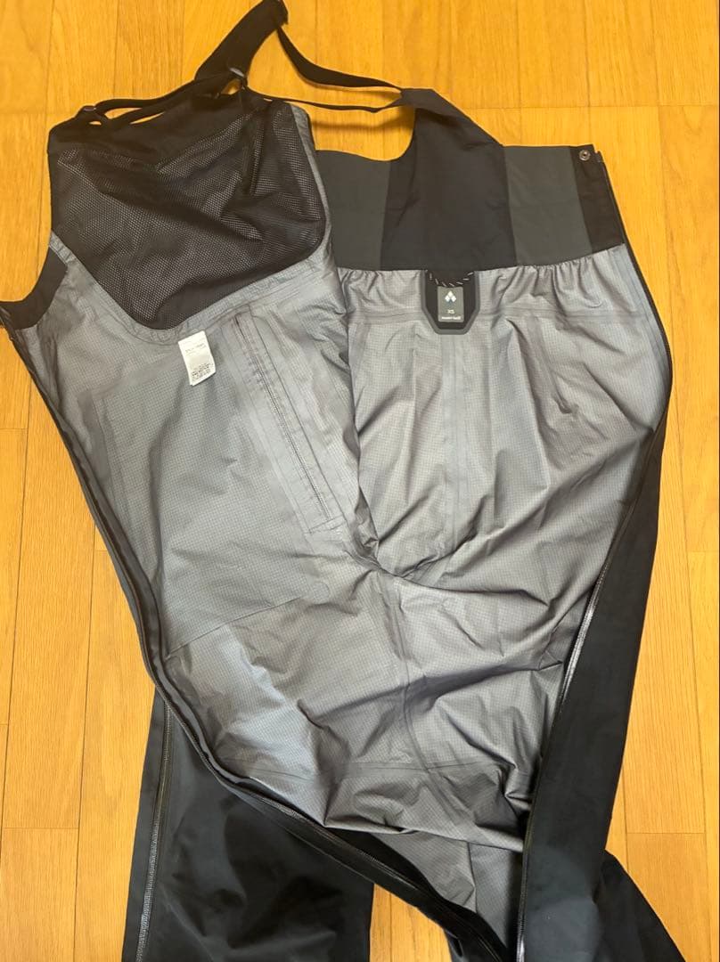 モンベル ドロワットパーカー、パウダートラック ビブ XSサイズ美品