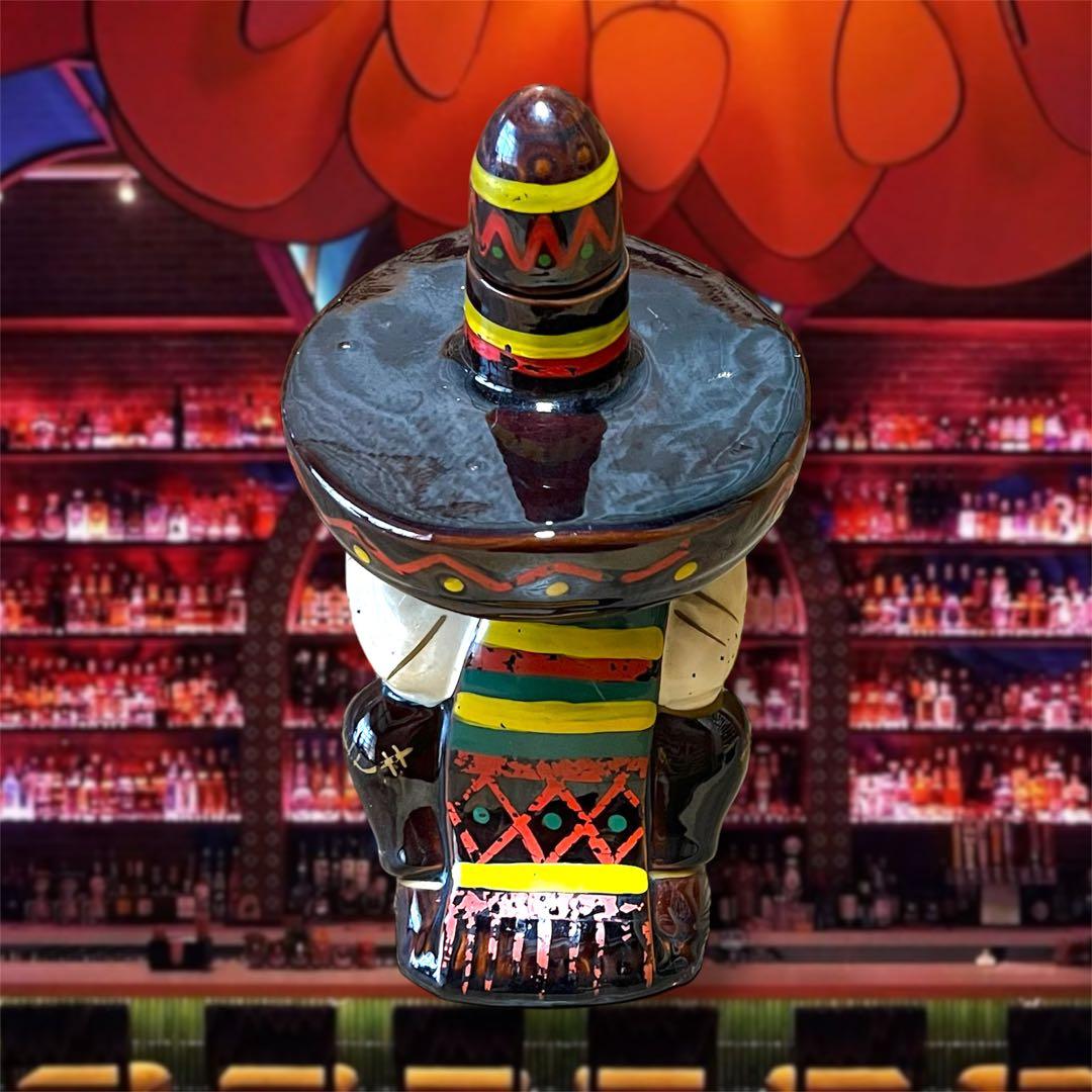 【送料無料❗️レア❗️】メキシカン ハット 酒 陶器 ビンテージ 空き瓶 パンチート