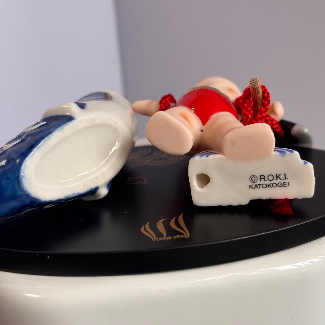 加藤工芸/キューピー歳時記/5月/金太郎/ローズオニール/フィギュアセット