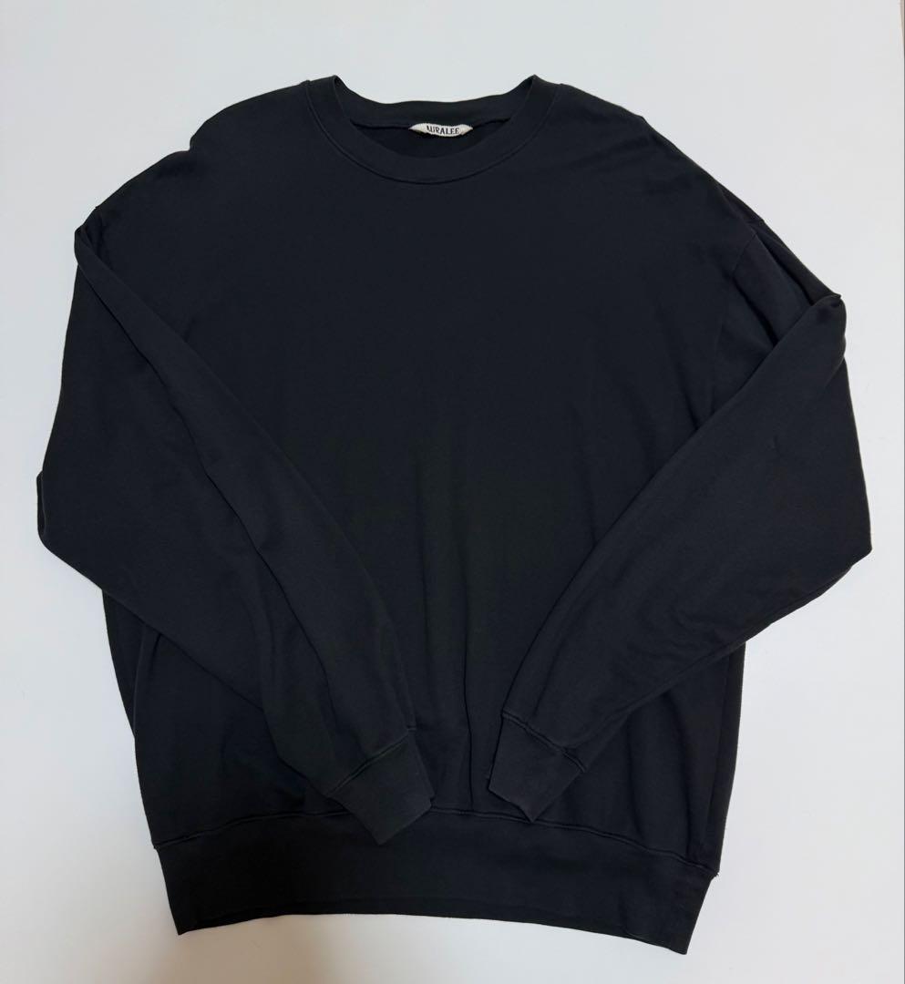 オーラリー SUPER HIGH GAUGE SWEAT P/O