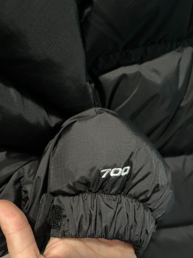 【希少 M】ザノースフェイス ヌプシ 700fillフィル ブラック