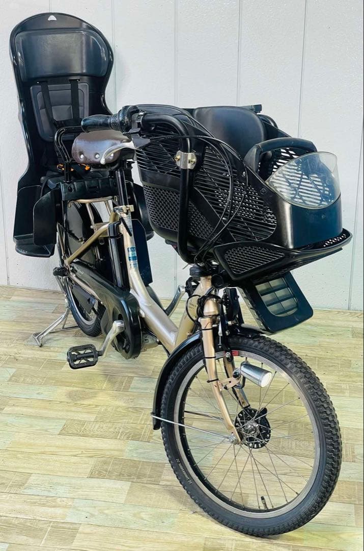 ★2653ブリヂストン8.9アンペア 20インチ子供乗せ電動アシスト自転車