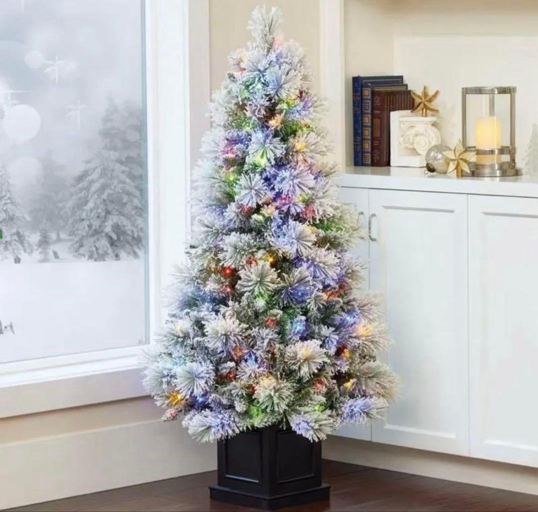 クリスマスツリー電飾付き 約137cm コストコ 新品未使用未開封