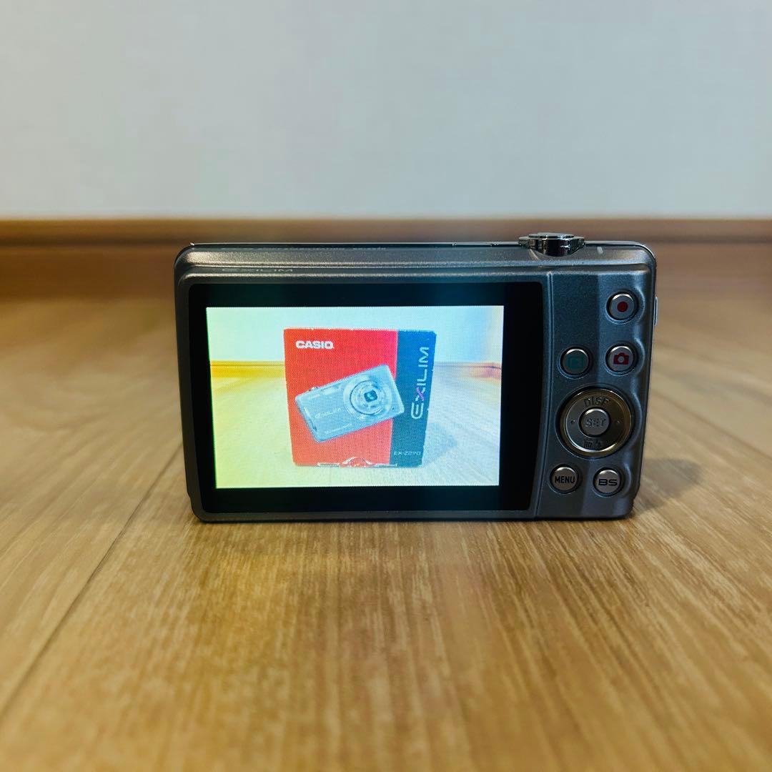 【美品】CASIO EXILIM EX-Z270 グレー EX-Z270GY