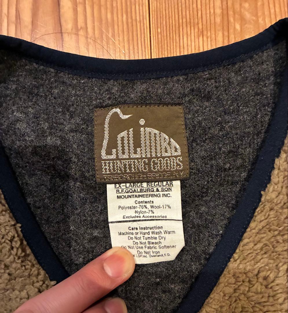 コリンボ　colimbo フリースベスト