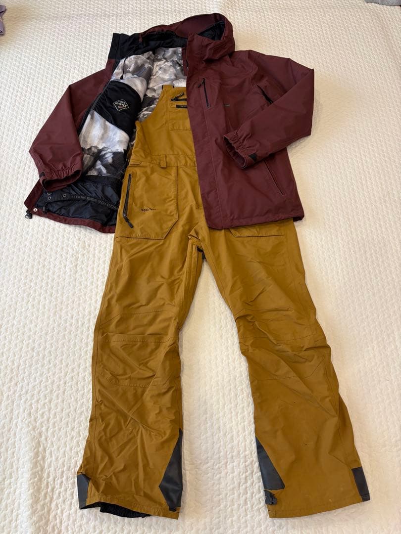 Volcom GORE-TEX スノーボードウェアセット L