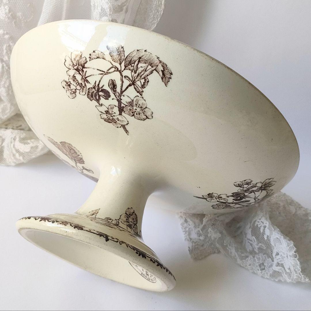 希少　美品　エミールブルジョワ　マロン　コンポティエ　フランスアンティーク