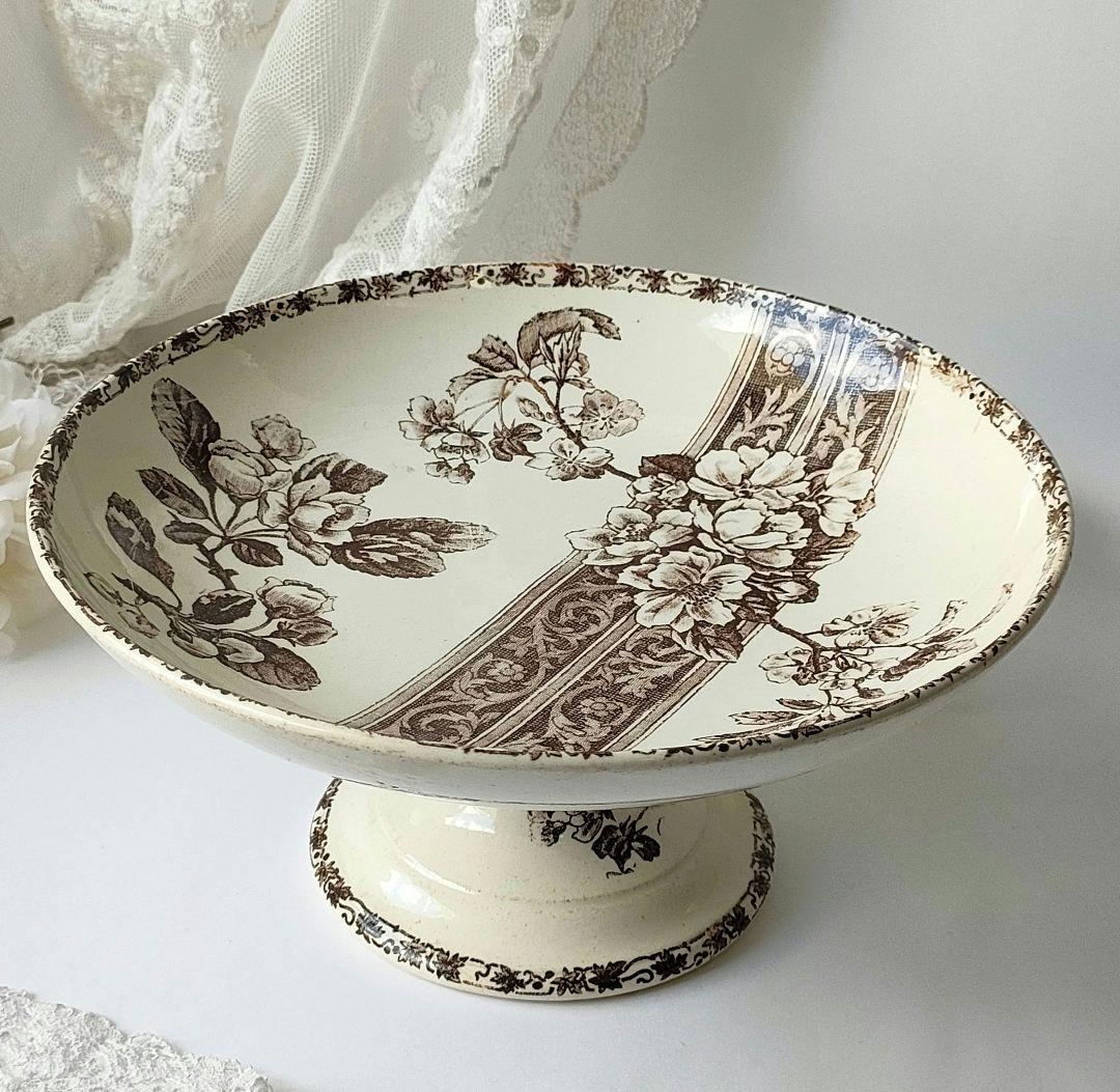 希少　美品　エミールブルジョワ　マロン　コンポティエ　フランスアンティーク