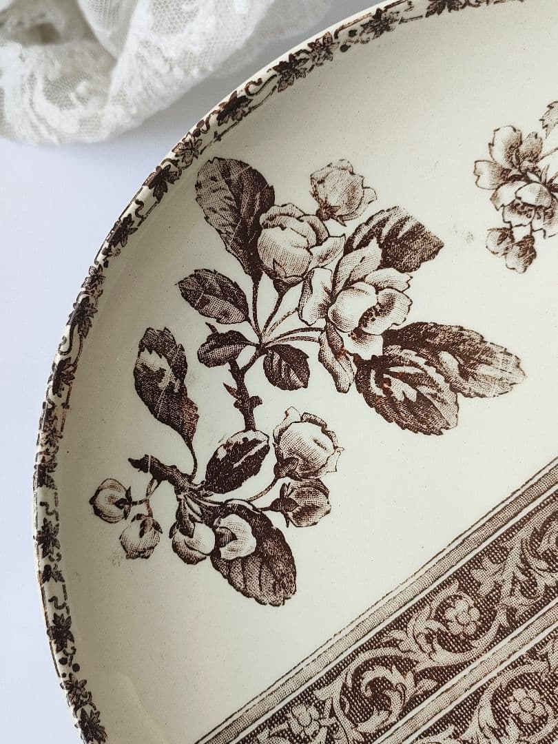 希少　美品　エミールブルジョワ　マロン　コンポティエ　フランスアンティーク