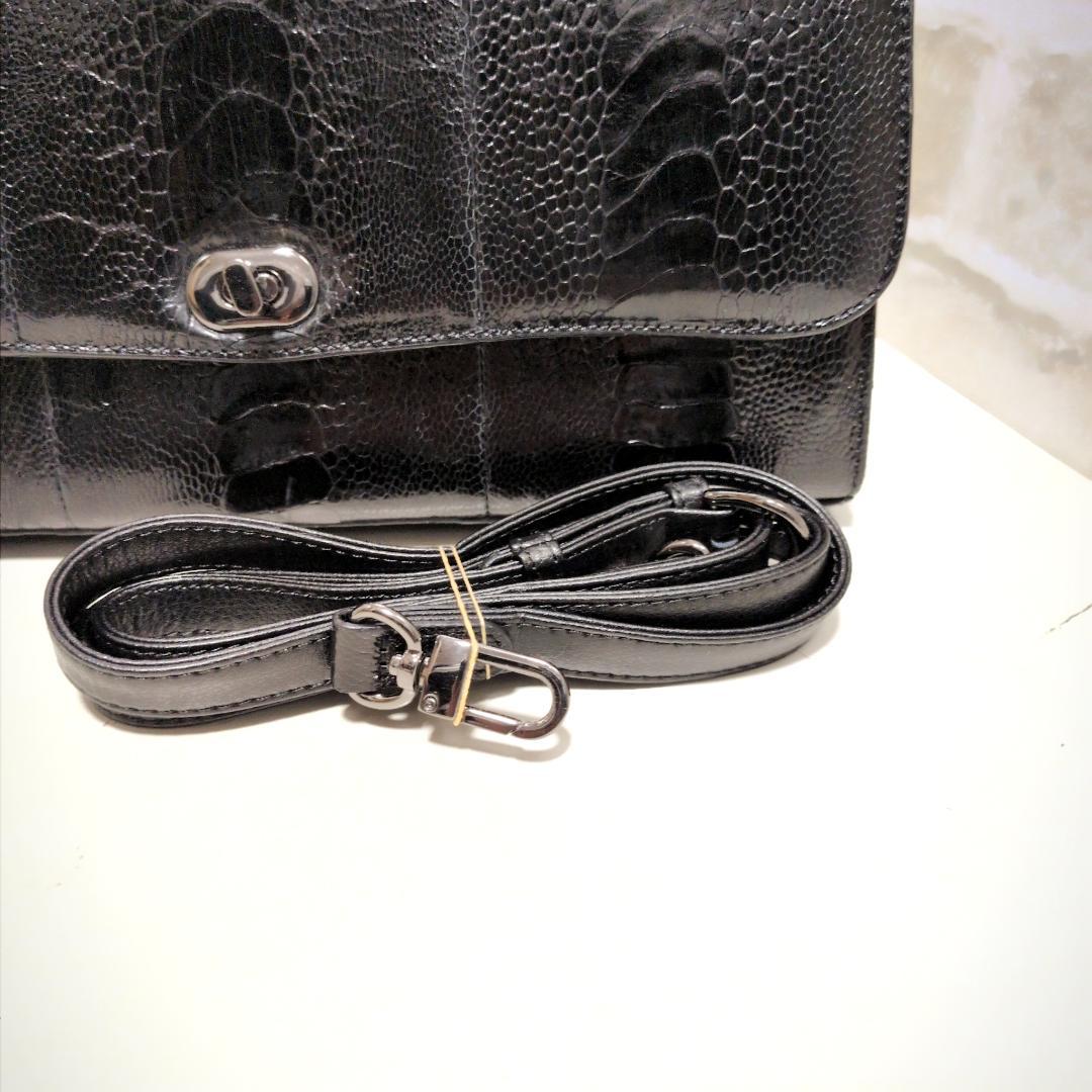 ★オーストレッグ 2WAY フォーマルバッグ/ハンドバッグ ブラック 美品 希少