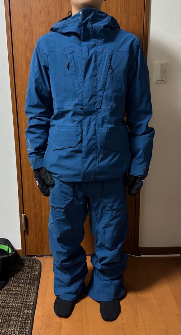 ボルコム　スノーボードウェア　上下セット　S GORE-TEX ブルー