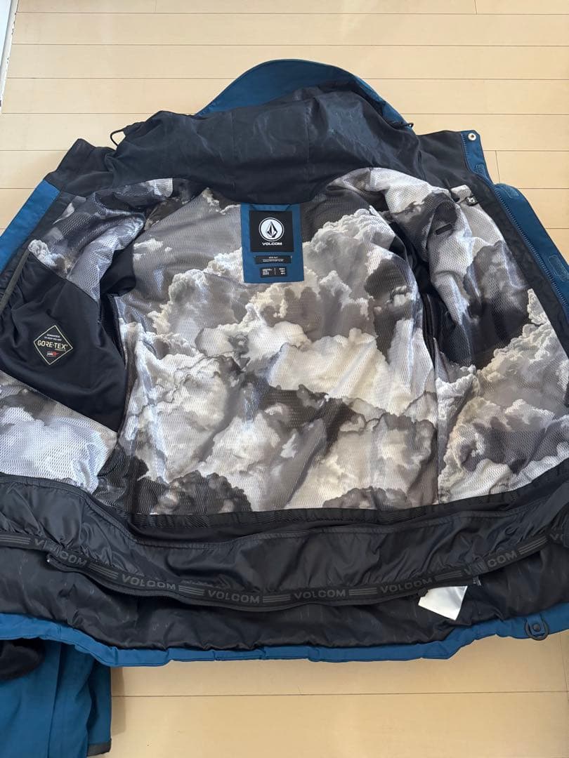ボルコム　スノーボードウェア　上下セット　S GORE-TEX ブルー