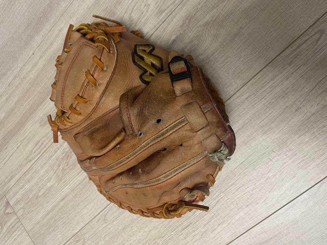 ハタケヤマ 硬式野球グローブ ブラウン レザー