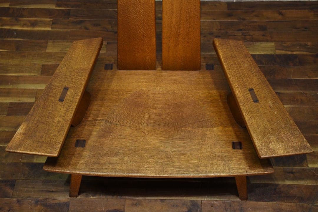 DIK94 工房家具 ハイバックチェア 「謙」刻印有り 特大 ラウンジチェア