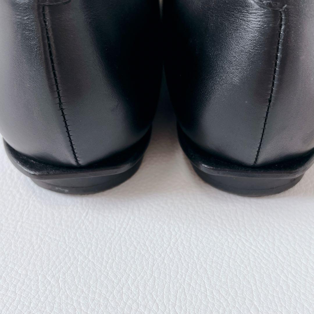 超美品✨PELLICOフラットパンプス　ポインテッドトゥ　レザー　24.5