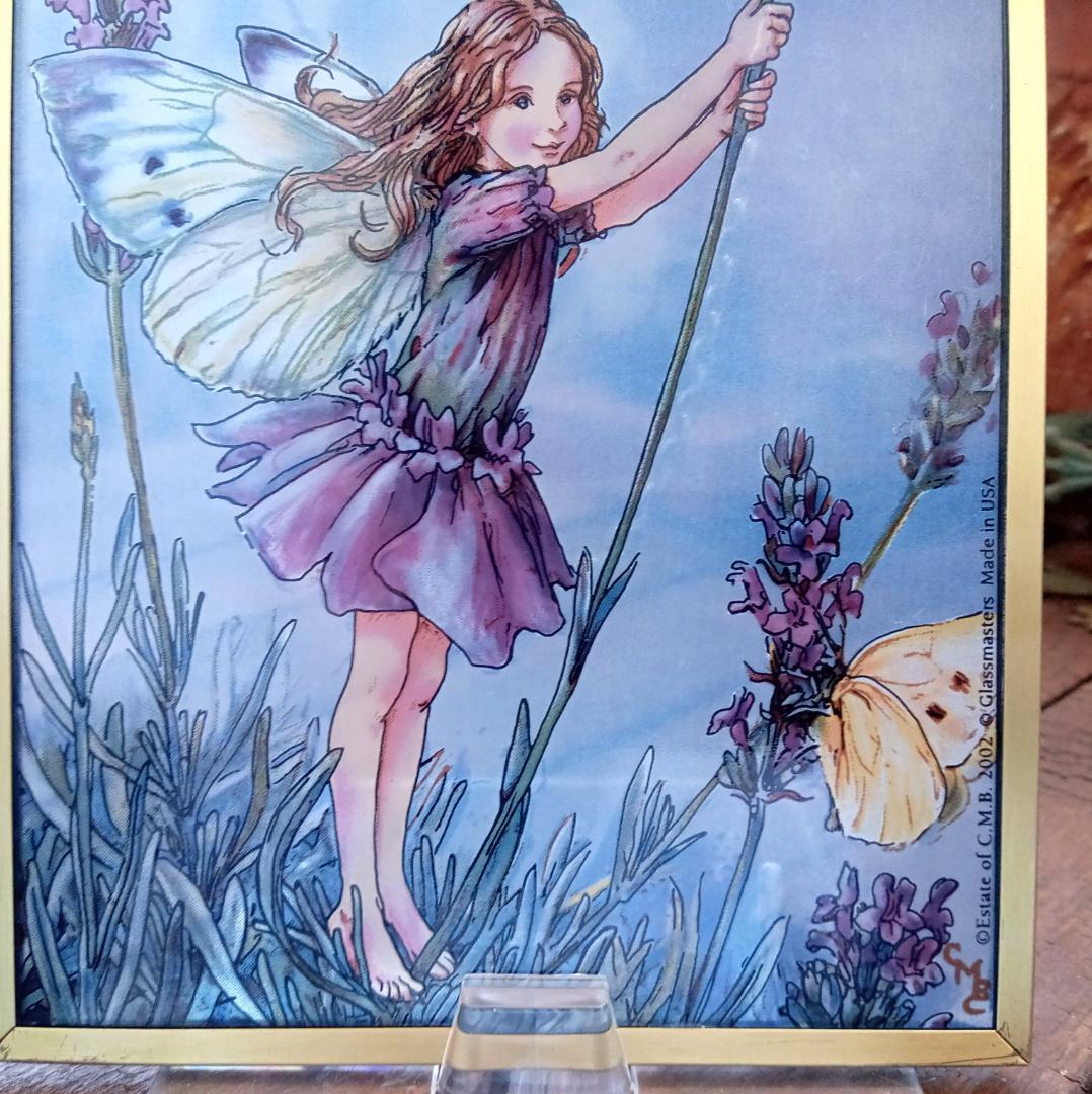 メアリーバーカー ステンドグラスLavender Fairyグラスマスターズ社