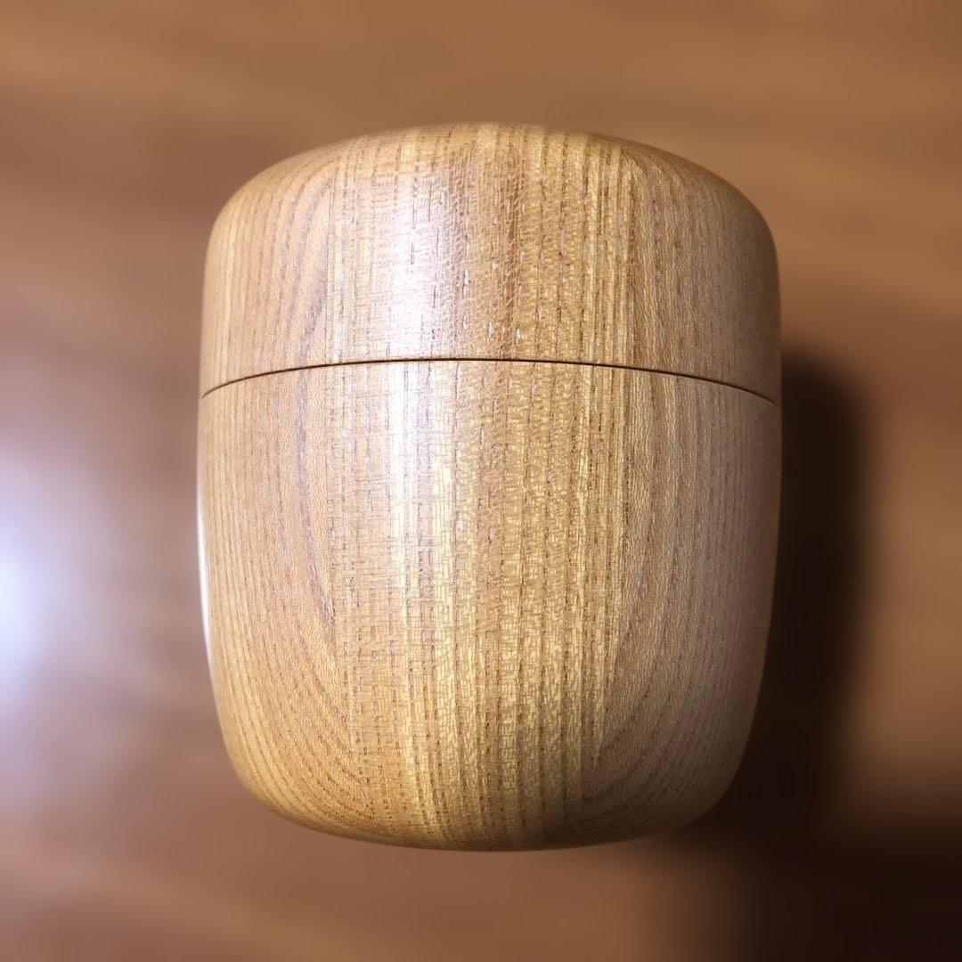 寄木細工 箱根細工 なつめ 棗 茶入れ 茶道具 茶道 無垢 茶筒 小物入れ