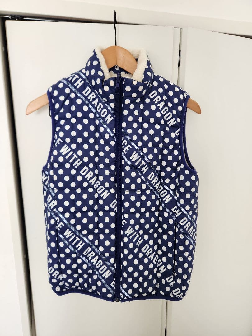 DANCE WITH DRAGON　リバーシブルダウンベスト