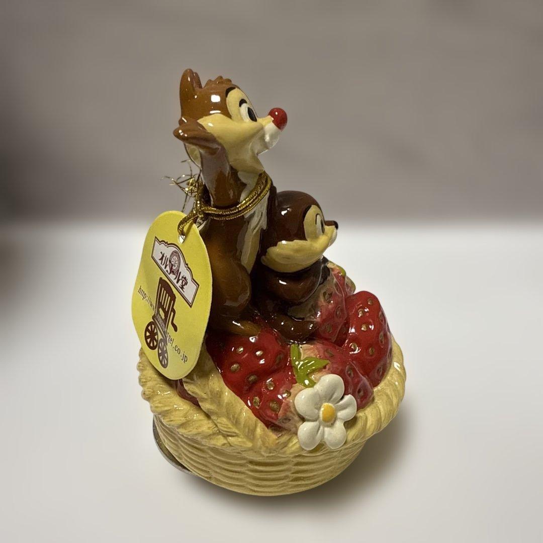 加藤工芸　チップとデール　ミニオルゴール　ディズニー