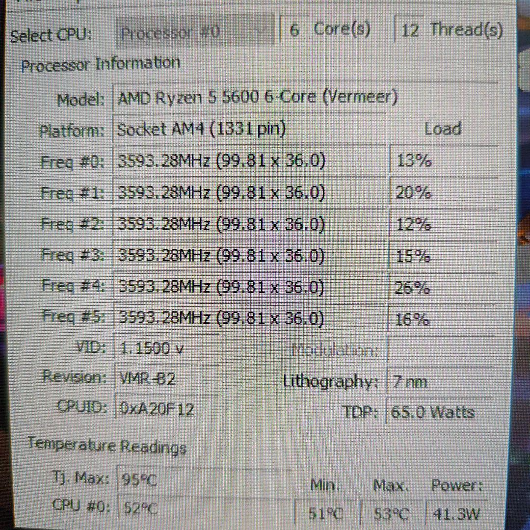 AMD Ryzen 5 5600 　動作確認完了　即購入歓迎