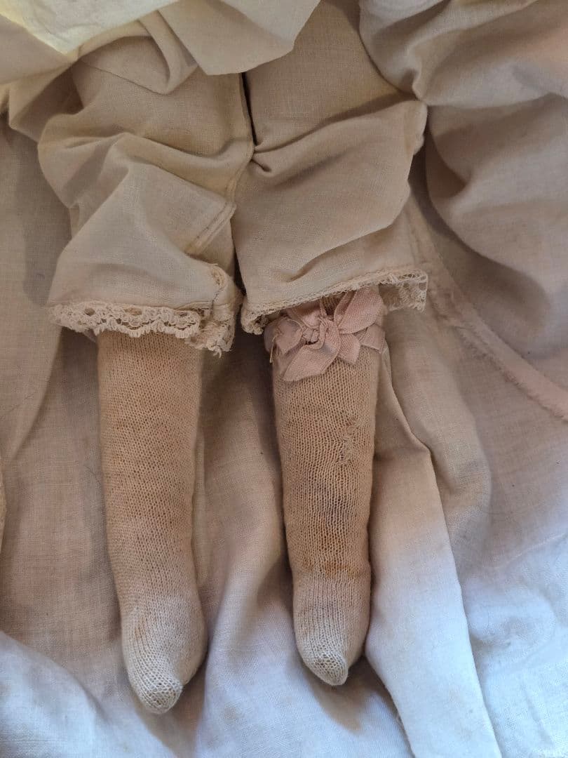 アメリカン　アンティーク　蝋人形 ワックスドール　wax doll