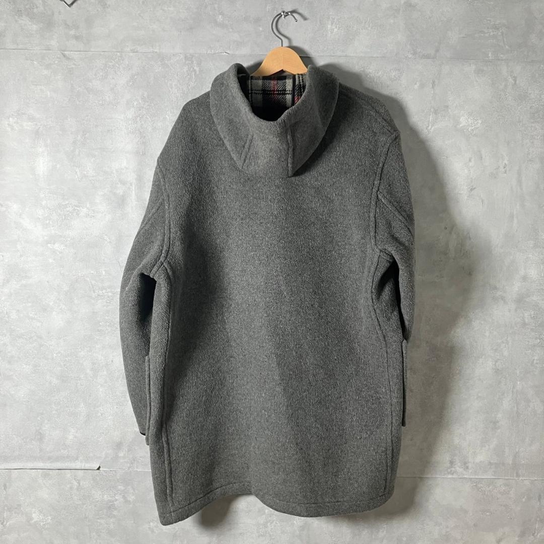 Tibbett チベット ダッフルコート 英国製 グレー XL相当 N492