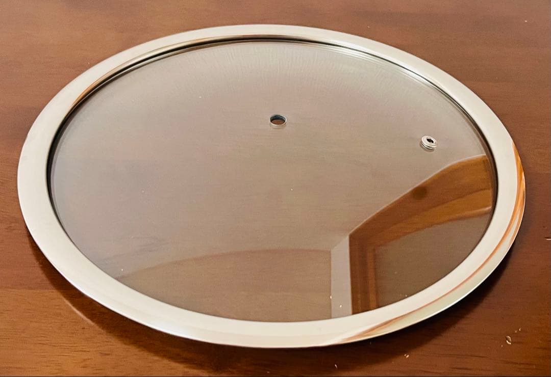 ステンレス製 多層構造フライパン・蓋付き