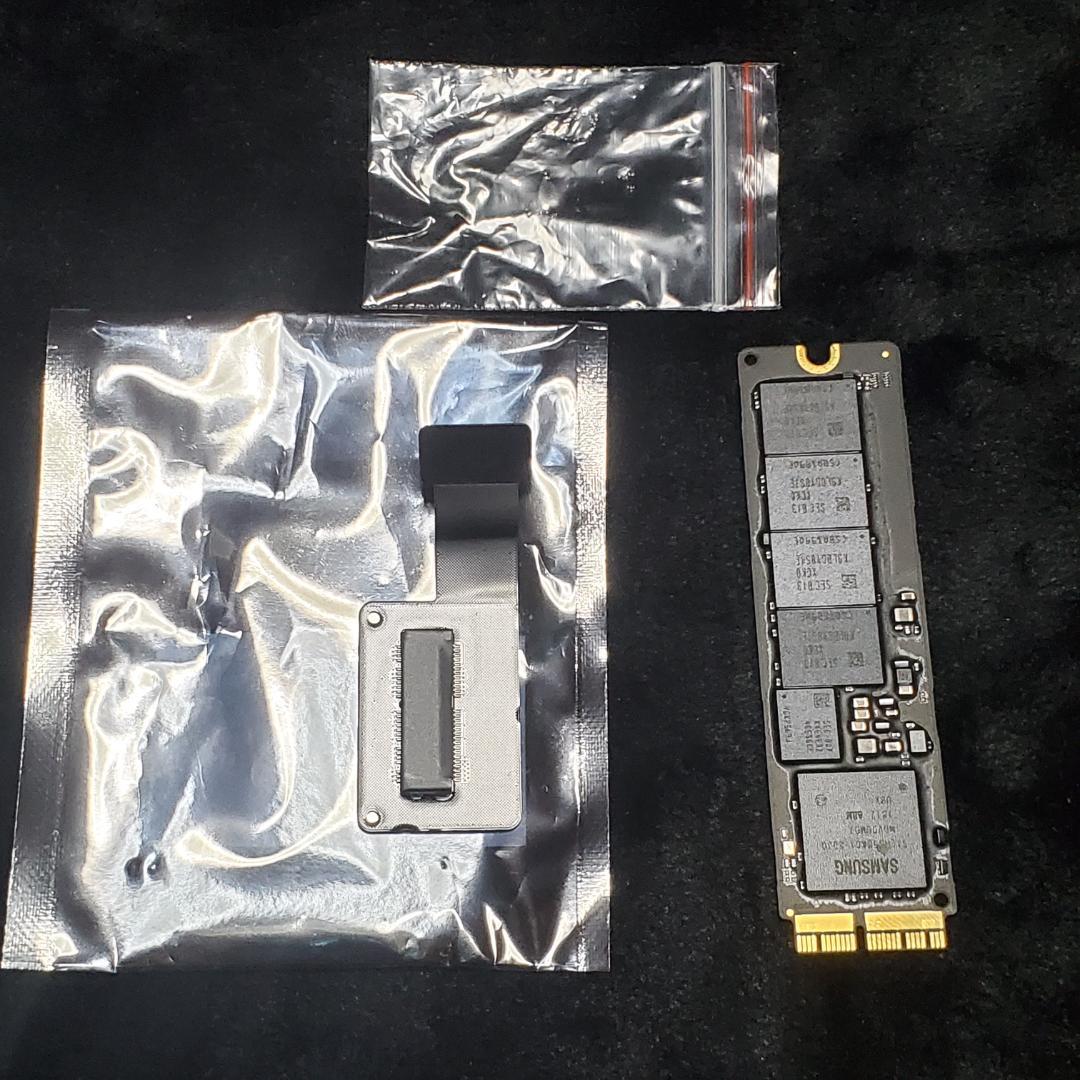 【Apple純正】PCIeM.2アダプター/純正m.2取外し品128GB動作品