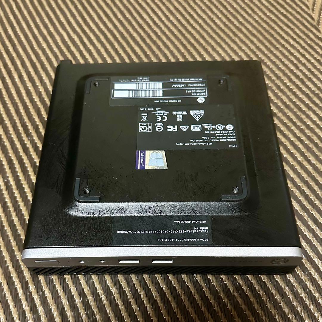 HP ProDesk ミニPC（Linux OS）