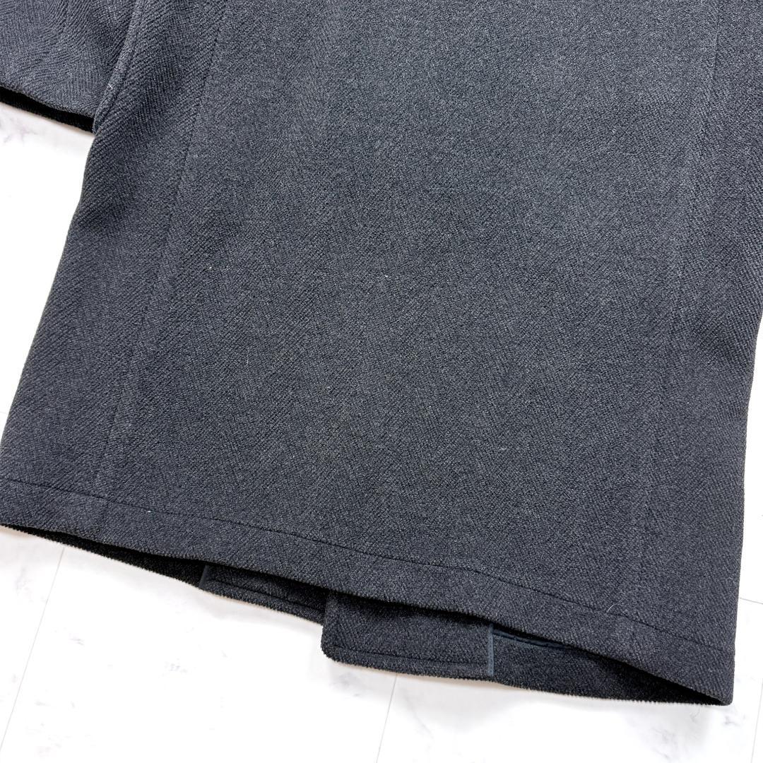 美品 ニューヨーカー ダッフルコート ムーアブルック 肉厚 ヘリンボーン L