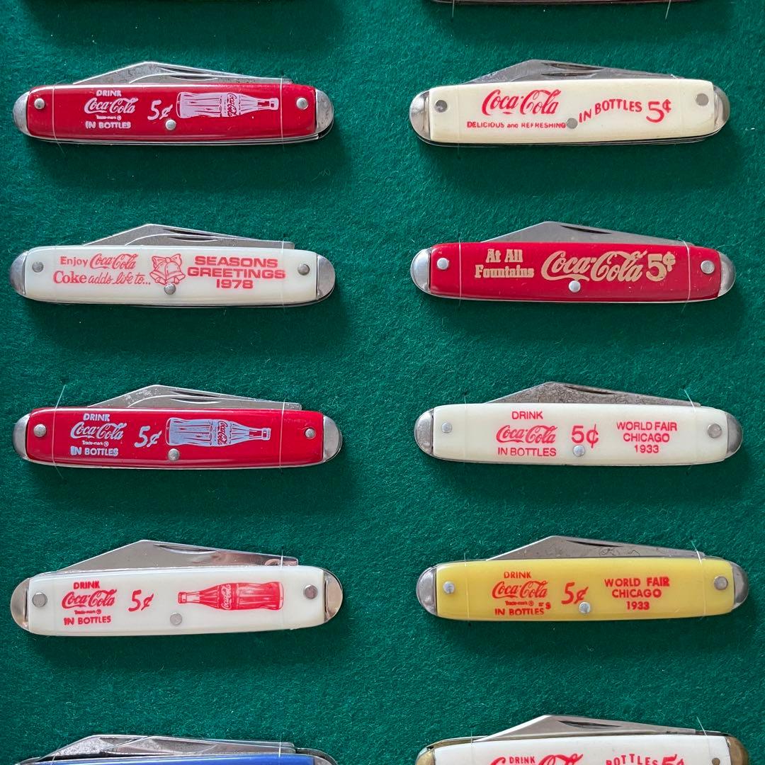 Coca-Cola ナイフコレクション(額装)