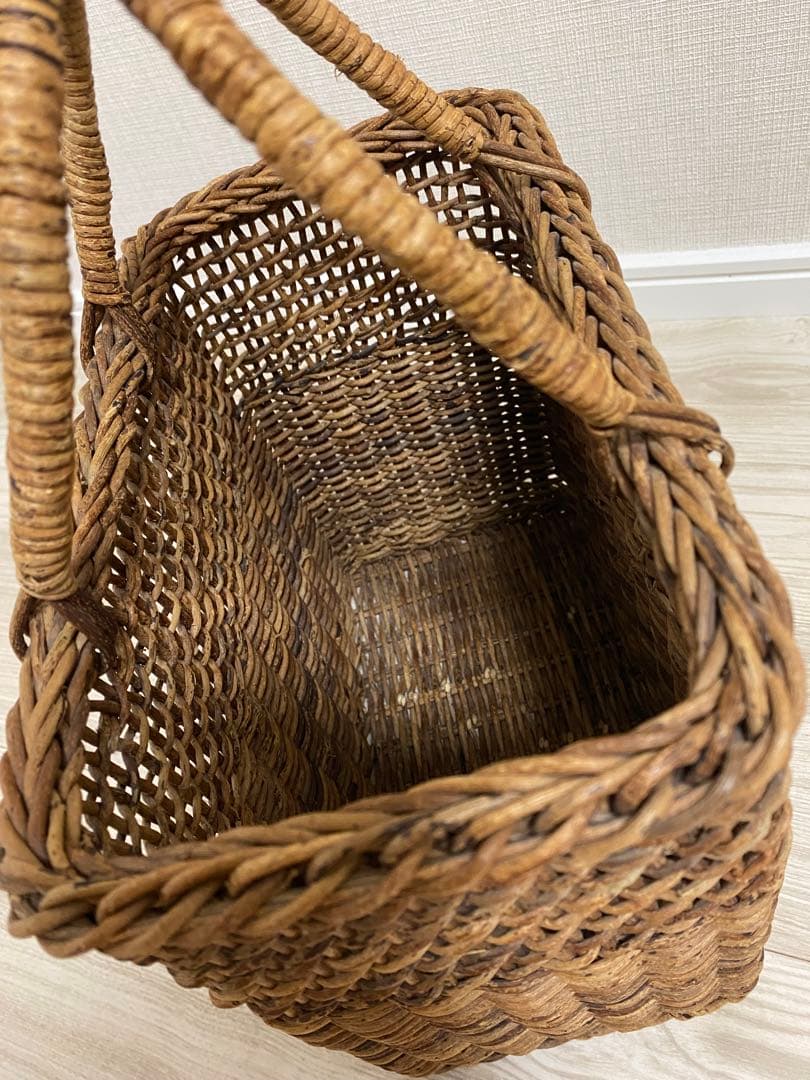 和島常男 あけび かごバッグ カゴバッグ